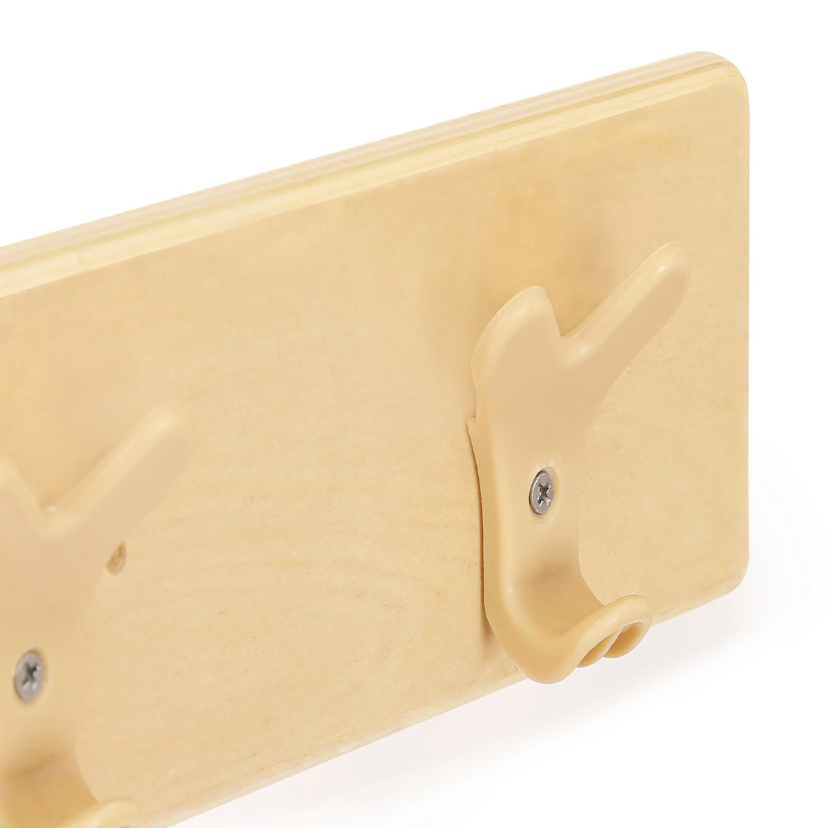 U12107 48in Coat Hook Strip Birch Plywood Detail