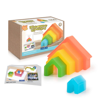 G7502 Discovery Stackers Rainbow House Main Image | Rainbow