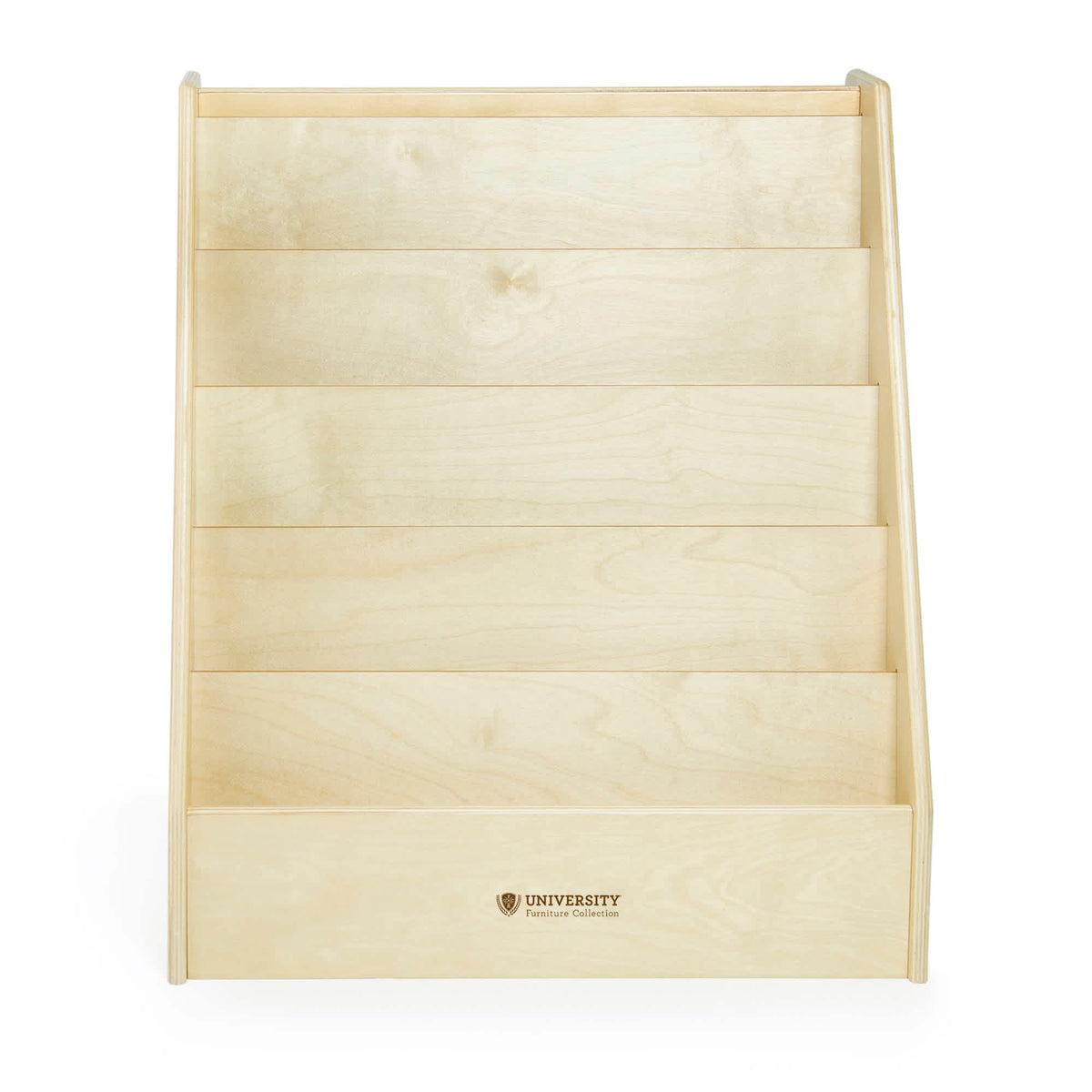 U22102 28in 5 Shelf Book Display 2-Sided Front