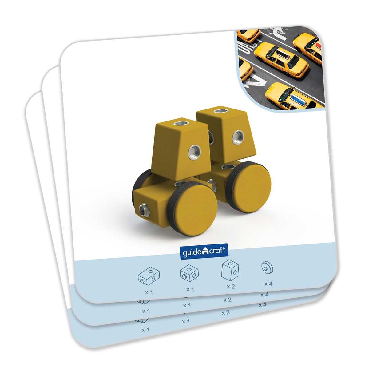 G2062 Snap Block Vehicle 32 pc Set Cards