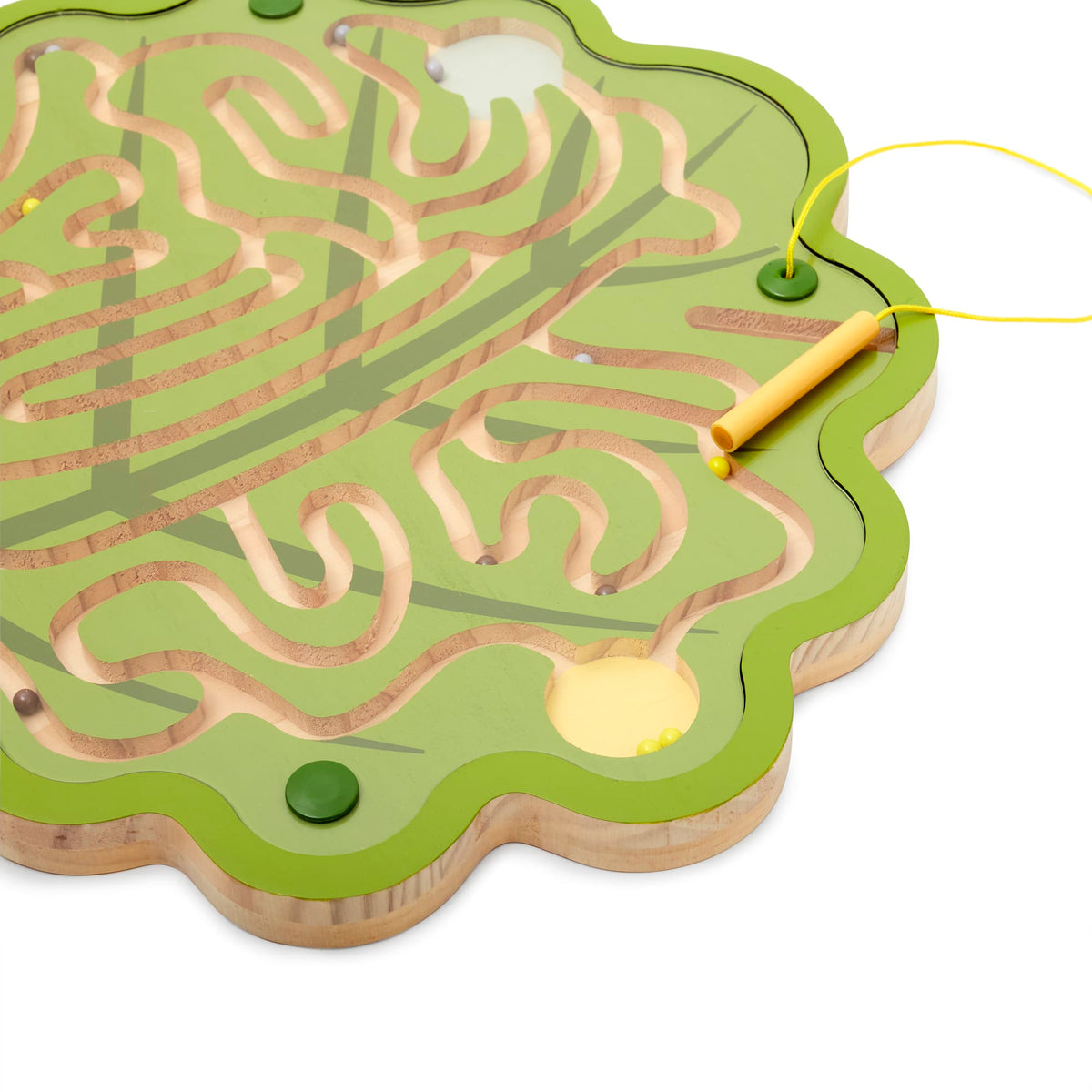 300588 Nature's Paths Magnetic Leaf Mazes Set of 3 Silo 5
