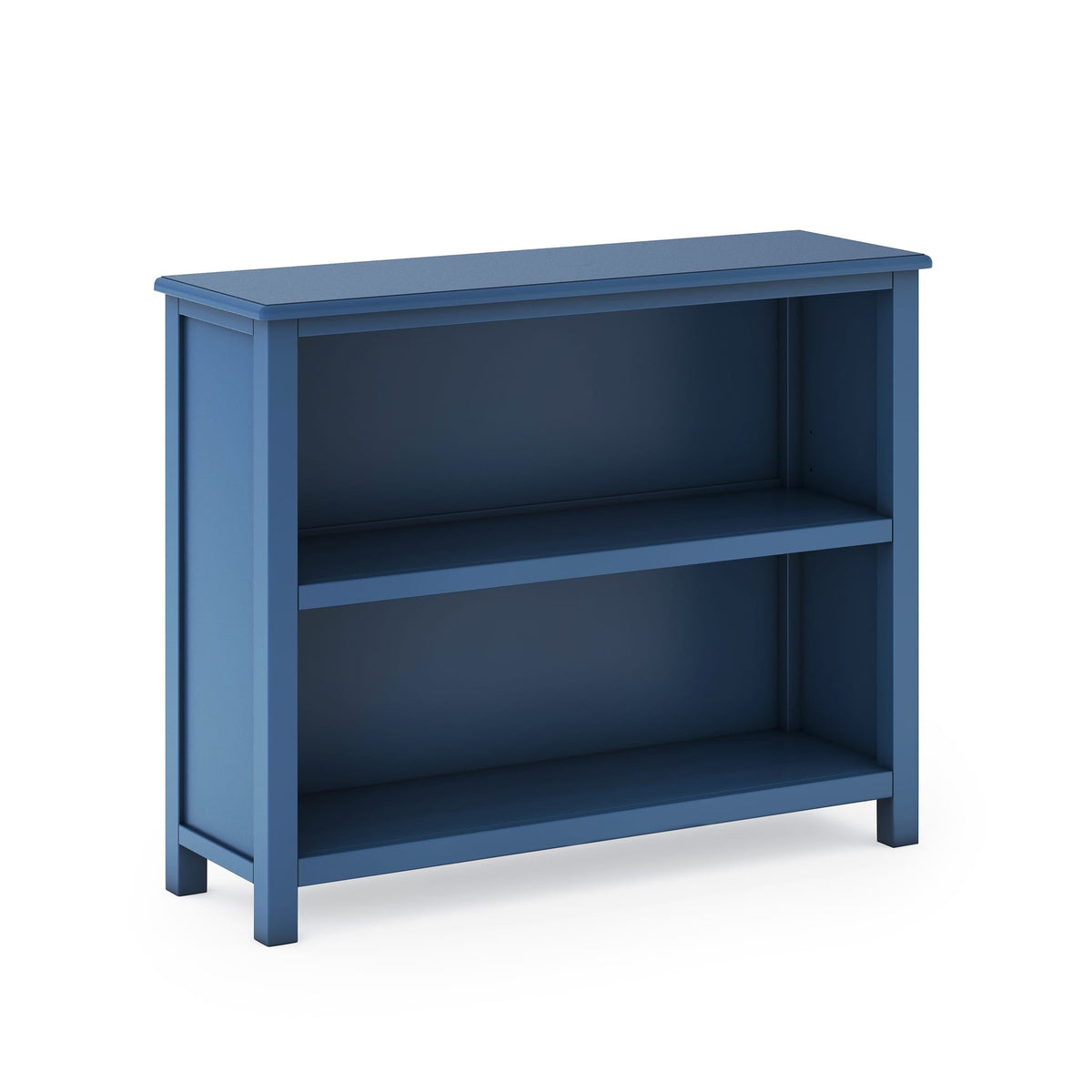 G27656 Taiga 2-Shelf Bookcase Navy Silo Main | Navy