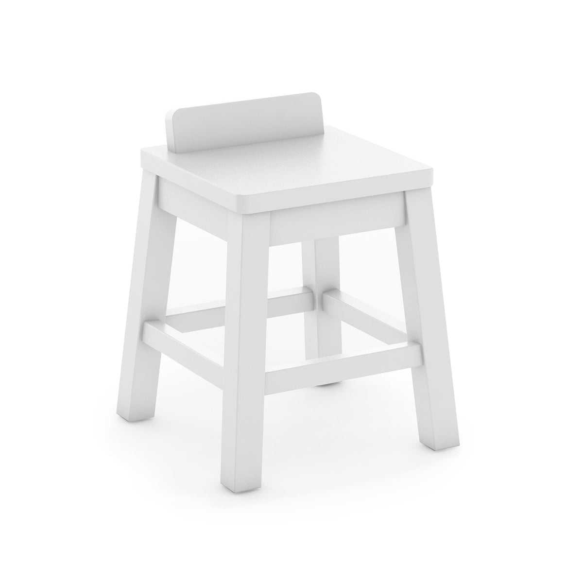 G77108 Martha Stewart Crafting Kids Art Stool White | Linen White