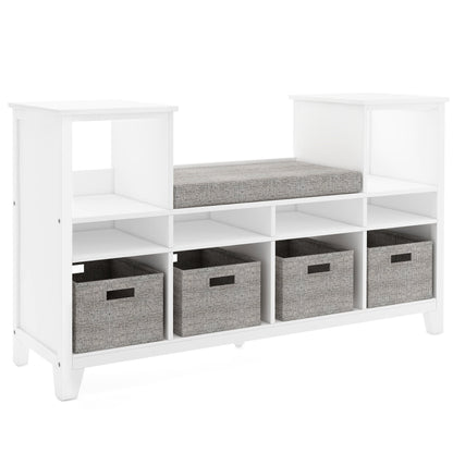 G76800 Martha Stewart Living and Learning Kids' Reading Nook White | Linen White