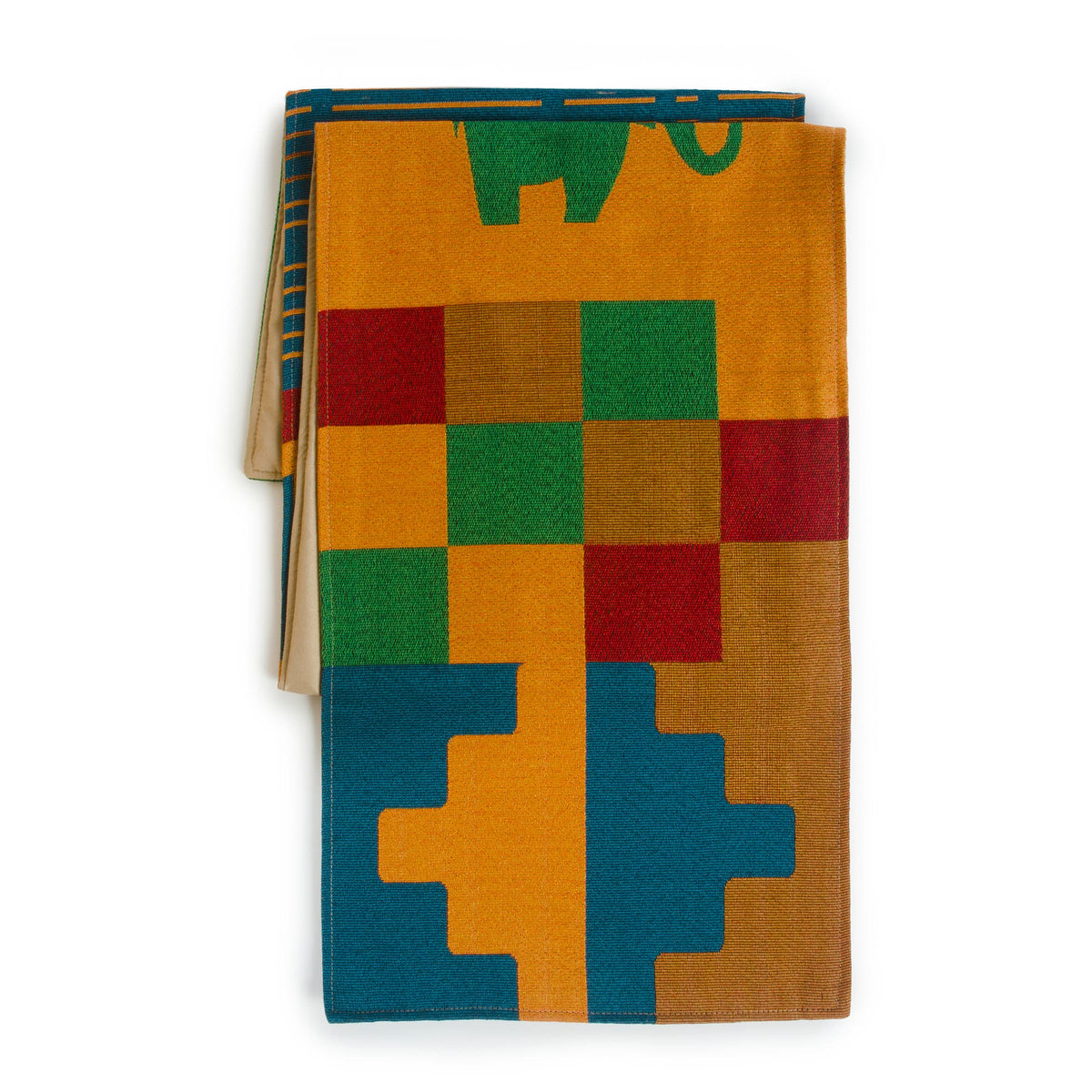 U7241 African Decorative Runner Folded Silo 1