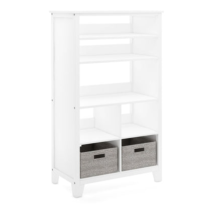 G76805 Martha Stewart Living and Learning Kids' Tall Bookcase White | Linen White