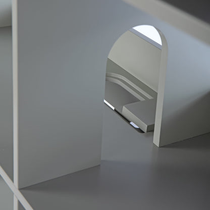 G76907 Martha Stewart Dollhouse White Detail 2 | Gray