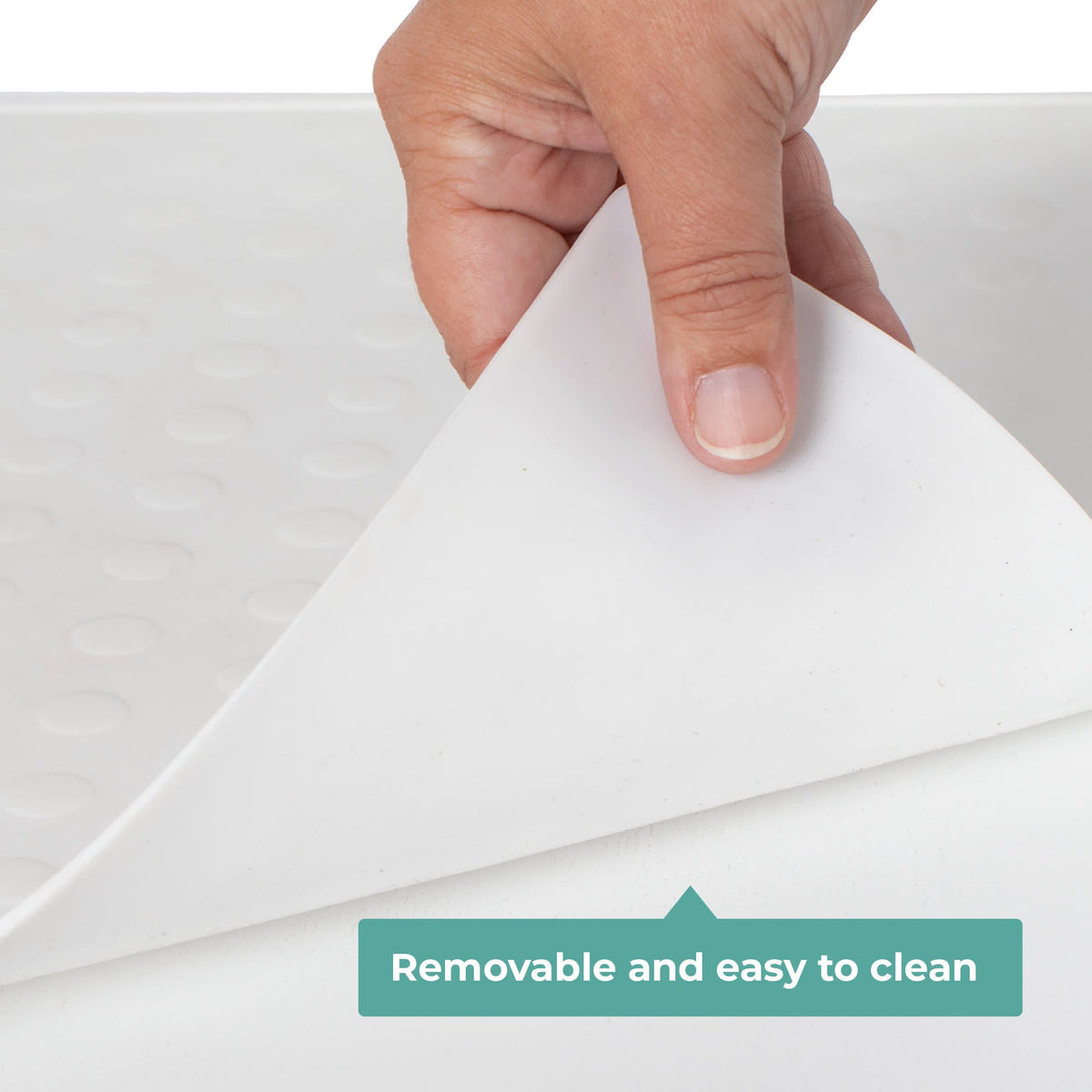 G97324 Classic Kitchen Helper White Mat | White