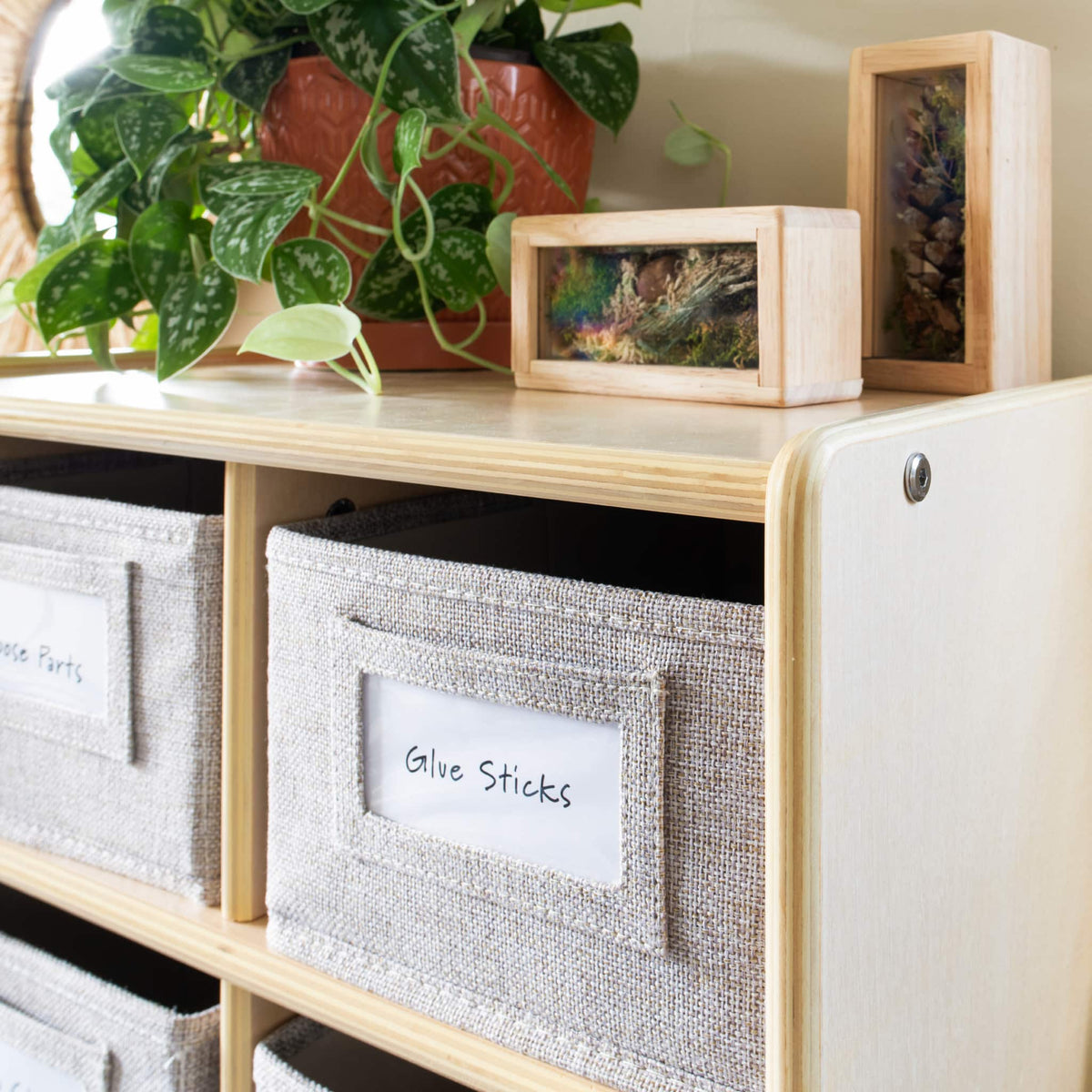 G80316 EdQ 8 Bin Cubby Natural Env 2200 | Natural