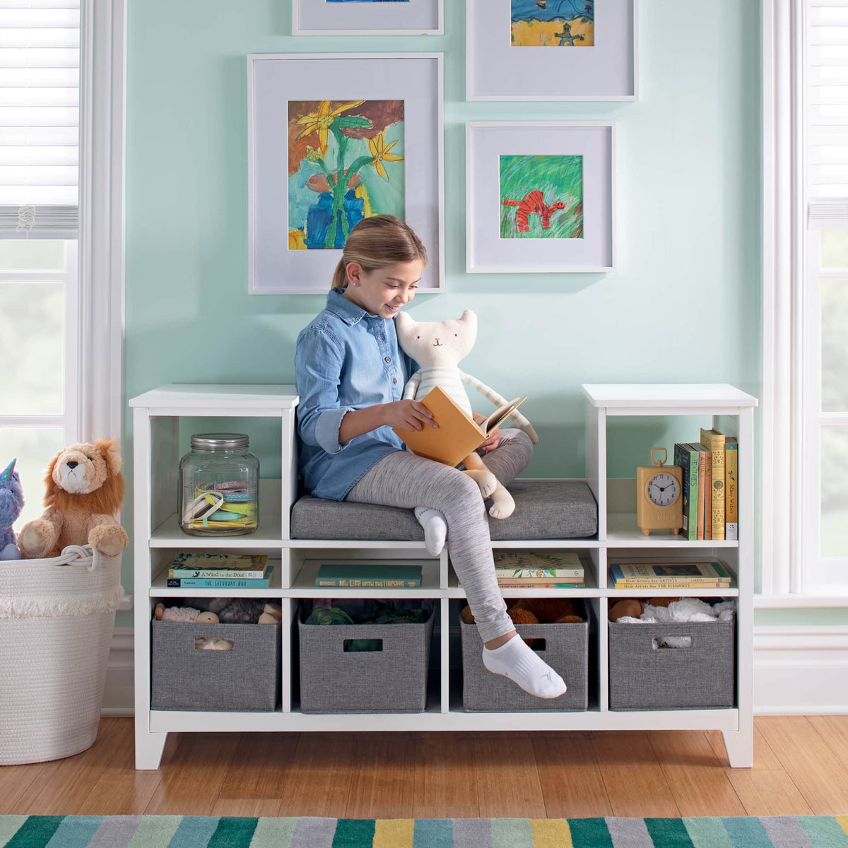 G76800 Martha Stewart Reading Lifestyle | Linen White