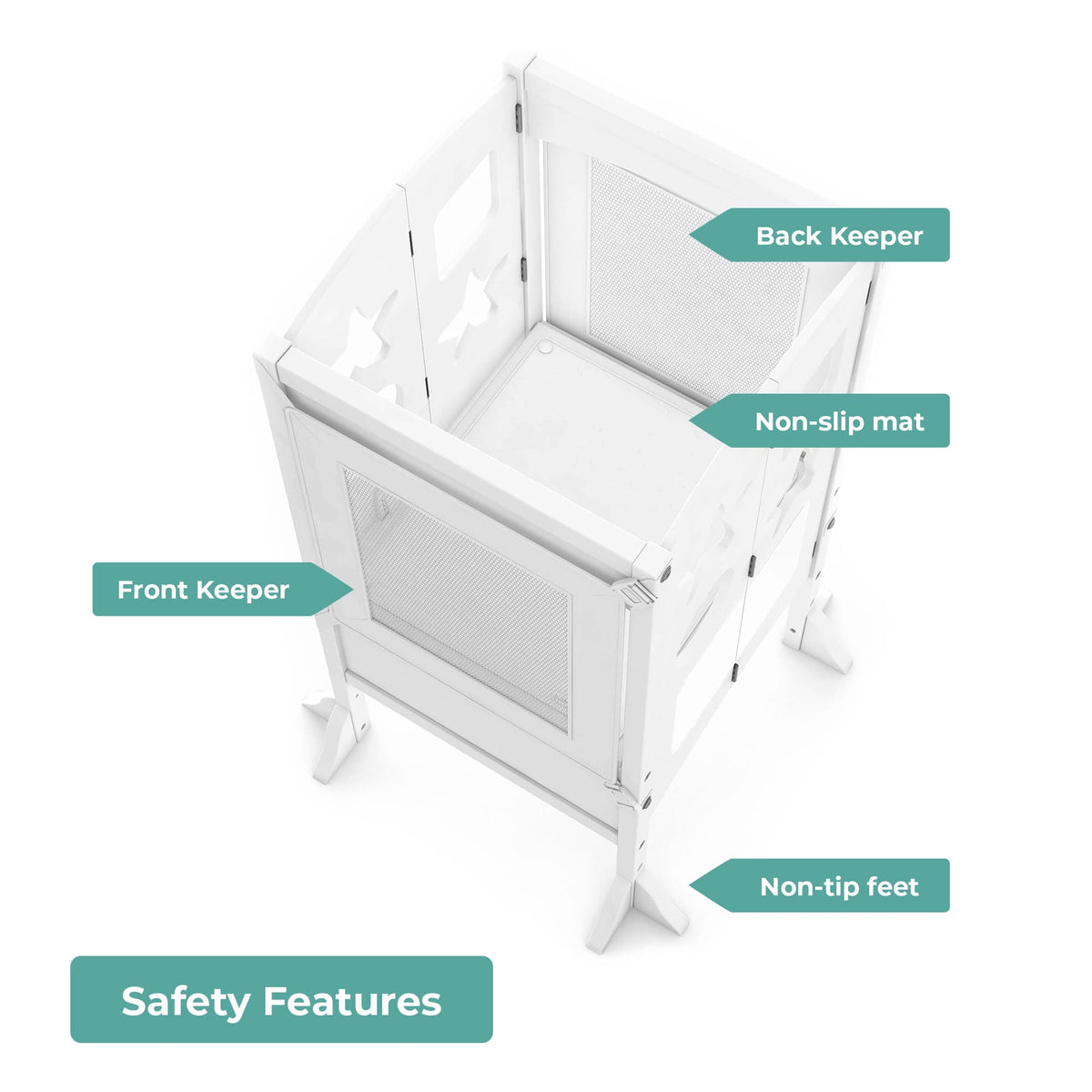 G97324 Classic Kitchen Helper White Saftey | White