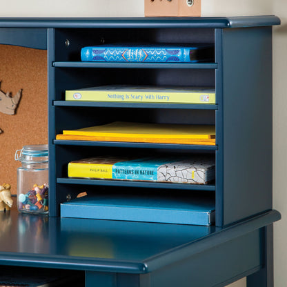 G27641 Media Desk Navy Env 6827 Detail | Navy