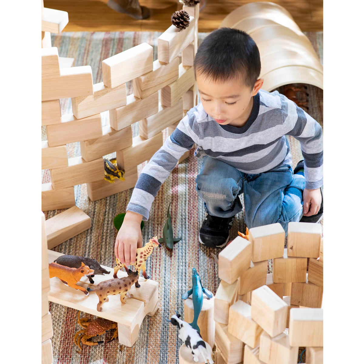 G2141 Unit Block Set D 135 piece set Lifestyle | 135
