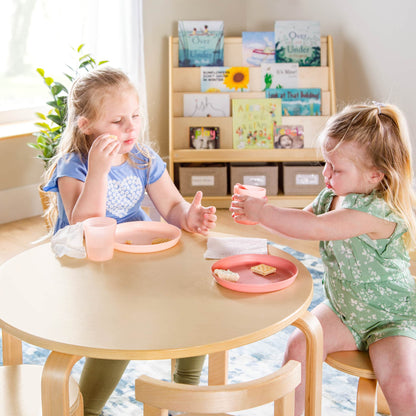 G81040 Nordic Table and 4 Chairs Natural Lifestyle 0665 | Natural